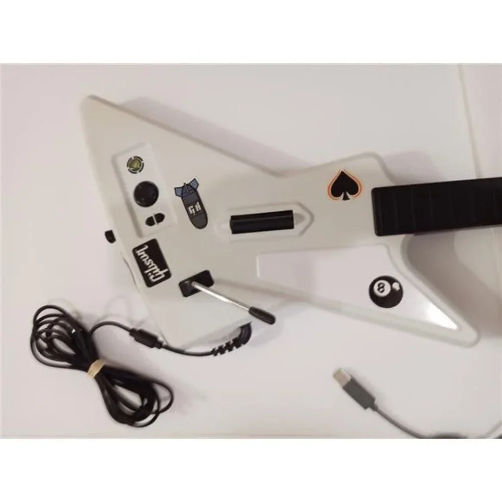 Guitar Hero II Xplorer X-Plorer Rock Band Controller Bundle Lot Dongle Xbox 360